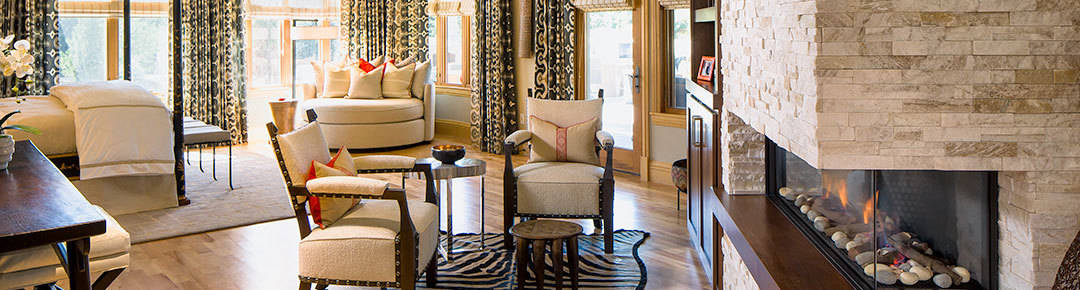 Cozy Master Suite with Fireplace