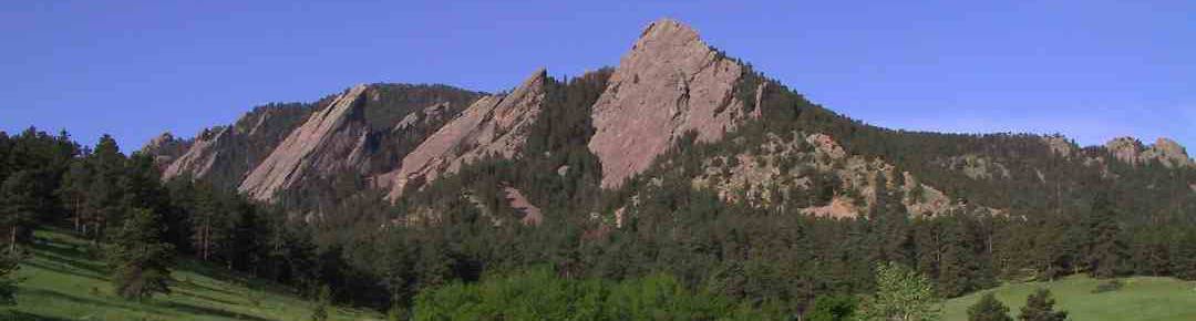 Boulder Flatiron view