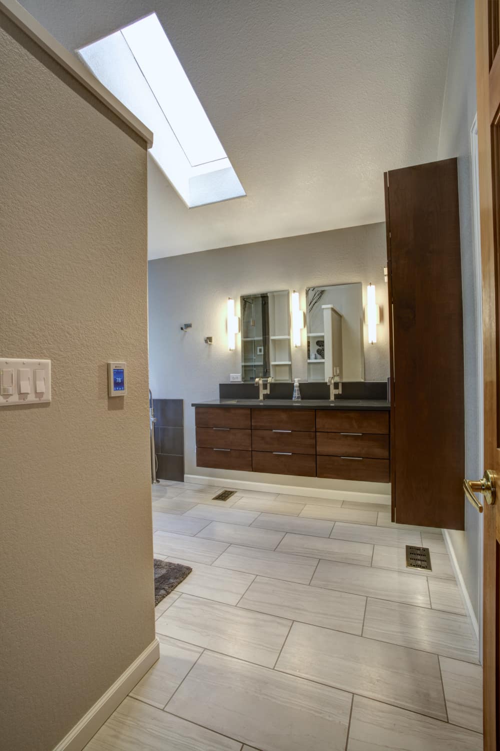 Niwot Master Bathroom Remodel - Melton Design Build - Vanity