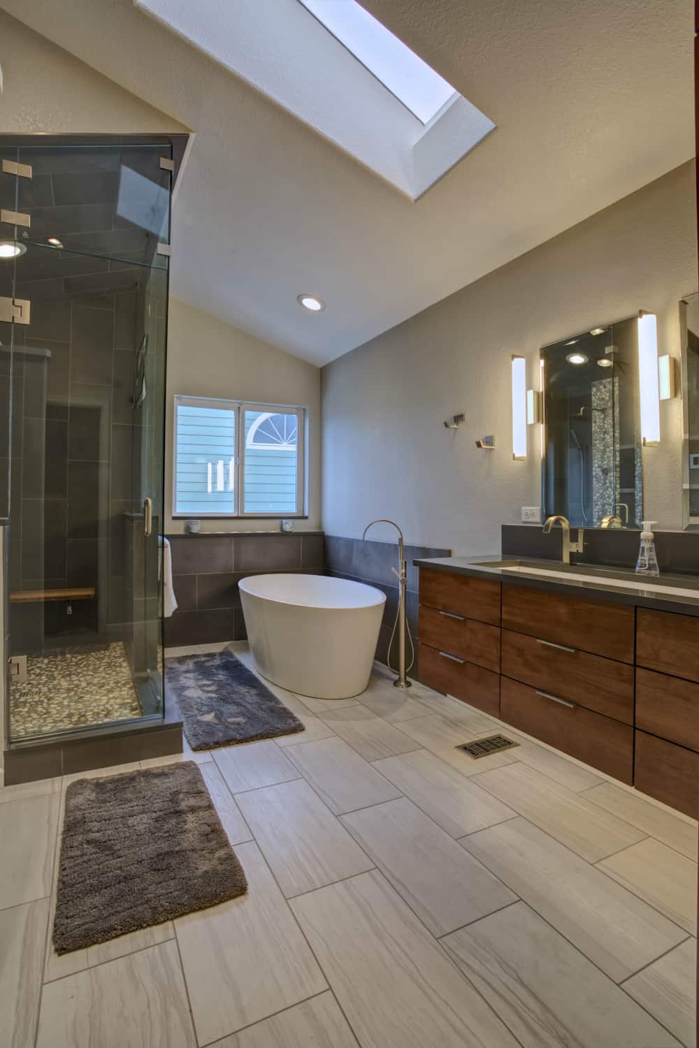 Niwot Master Bathroom Remodel - Melton Design Build - Vanity Bath and Shower